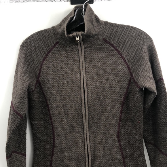 Smartwool Almosa Full Zip Baselayer Jacket Women’s Size Medium - Picture 2 of 7